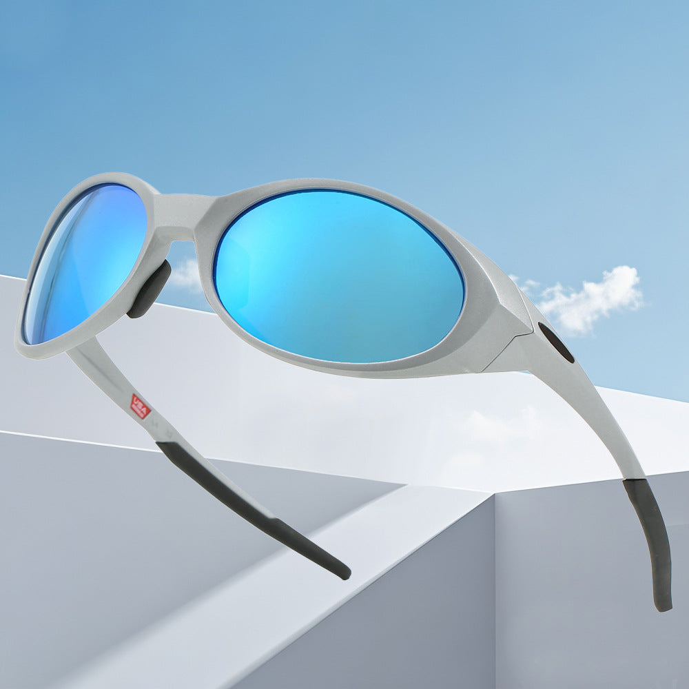 New Cross-Border Outdoor Sports Cycling Nylon Polarized Sunglasses for Men and Women Trendy Retro Travel Driving Sunglasses 9438