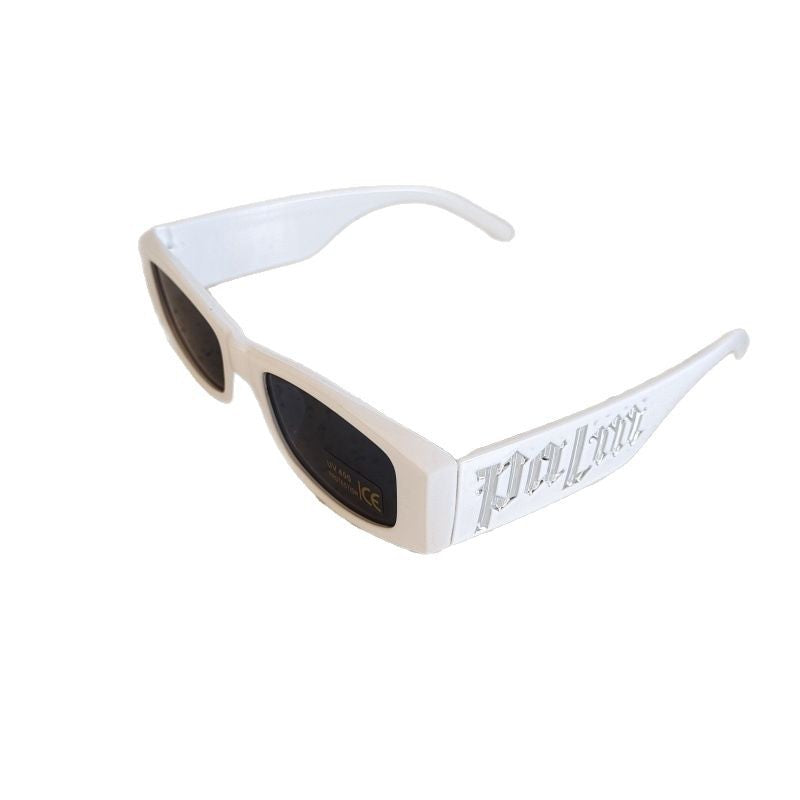 European and American Style Children's Dopamine Color Rectangular Frame Sunglasses Internet Popular New Baby Concave Shade Sunglasses