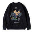 plus size Autumn and Winter Trendy Pullover Sweatshirt Men's Ins Fat Plus Size Loose Casual Round Neck Long Sleeve Top