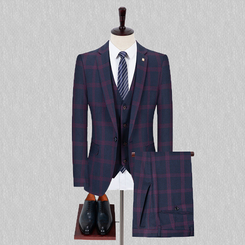 New Grooms Men Men Wedding Suits Shawl Lapel Groom Tuxedos