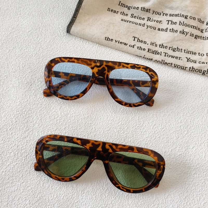 New Fashionable Casual Unisex Sunglasses for Sun Protection, Versatile Trendy Sunglasses for Cross-Border European and American Markets, High-End Sunglasses