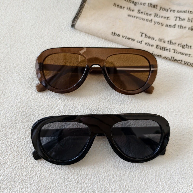 New Fashionable Casual Unisex Sunglasses for Sun Protection, Versatile Trendy Sunglasses for Cross-Border European and American Markets, High-End Sunglasses