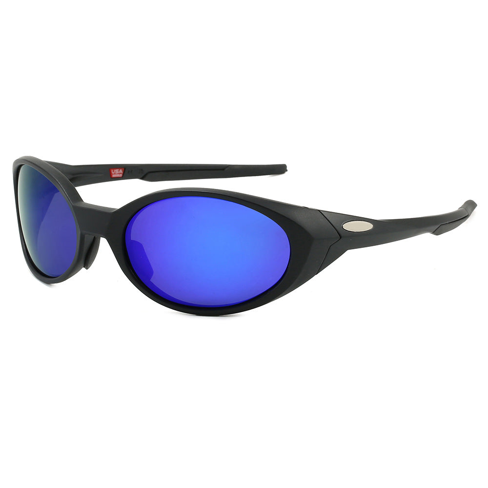 New Cross-Border Outdoor Sports Cycling Nylon Polarized Sunglasses for Men and Women Trendy Retro Travel Driving Sunglasses 9438