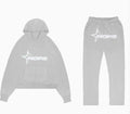 Y2K New Long Sleeve Noes Hoodie Suit Sweatshirt Two-Piece Punk Band Rock Clothing Streetwear