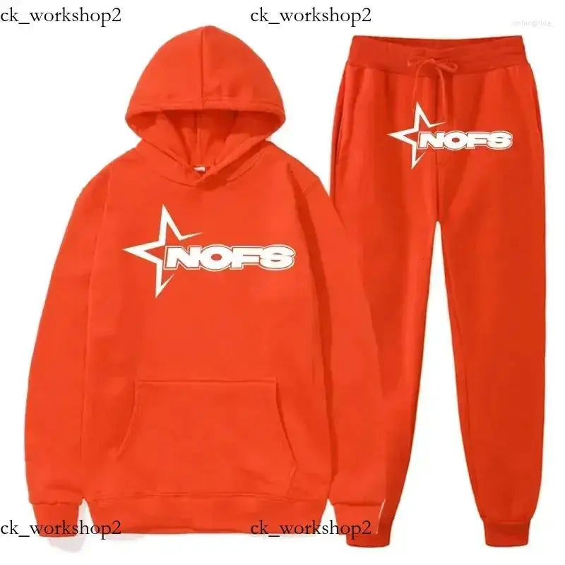 Ensembles de survêtement Nofs pour hommes sweat-shirt de cours à pied, jogging de sport pièce Macoff créateur de mode, couple