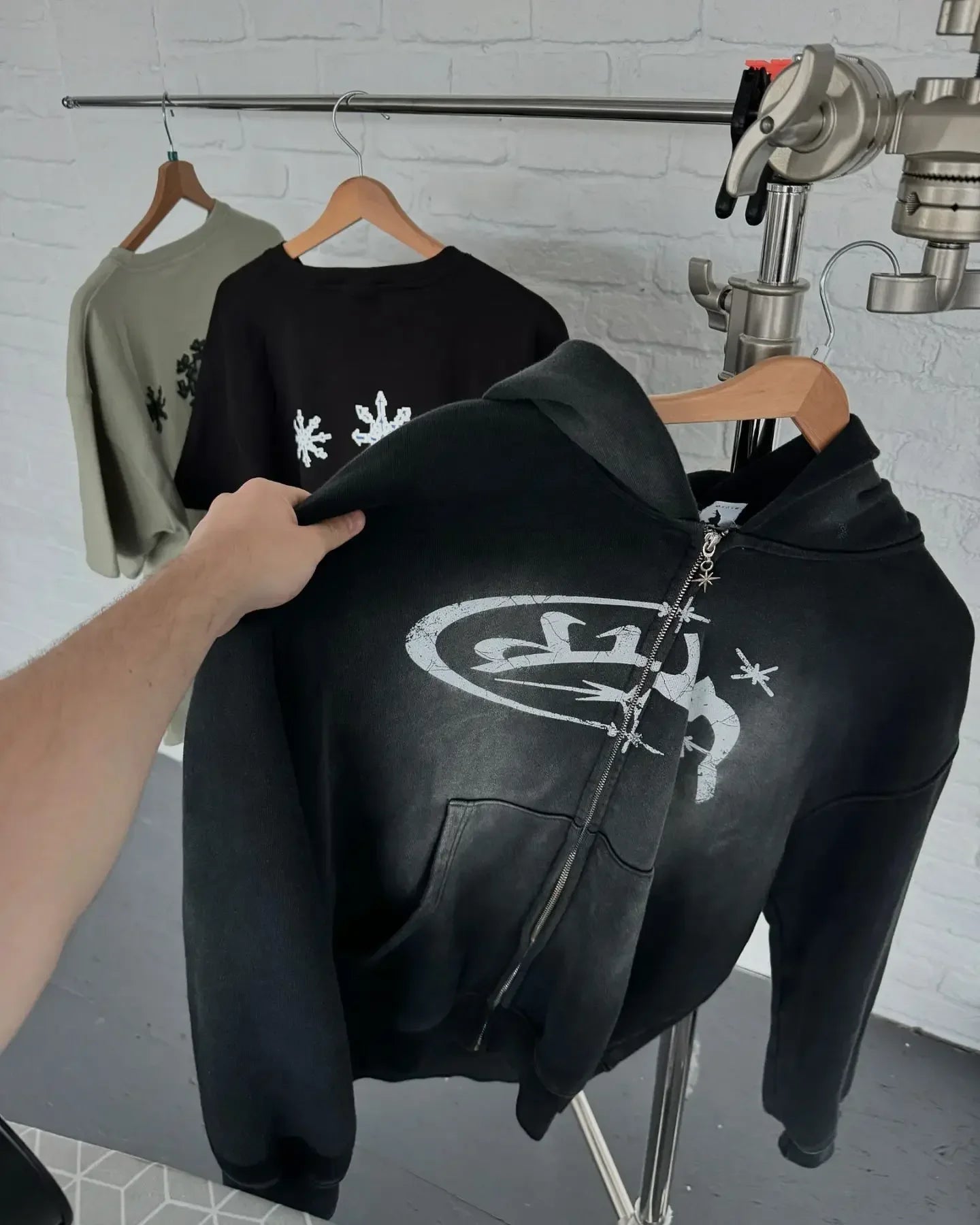 Y2k – sweat à capuche Vintage pour femmes, imprimé à la mode, fermeture éclair, Harajuku, Hip Hop, manteaux à manches longues, ample, Streetwear