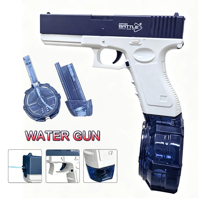 Pistolets à eau électriques pour adultes, puissants, à aspiration automatique, jouet d'été pour la plage, cadeau pour garçons et enfants