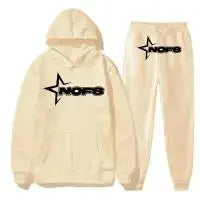 Ensembles de survêtement Nofs pour hommes sweat-shirt de cours à pied, jogging de sport pièce Macoff créateur de mode, couple
