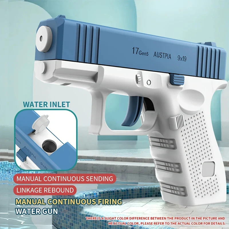 Pistolet à eau Spray nouveau pistolet à eau ludique grande capacité presse et course Mini pistolet pistolet à eau extérieur jouet