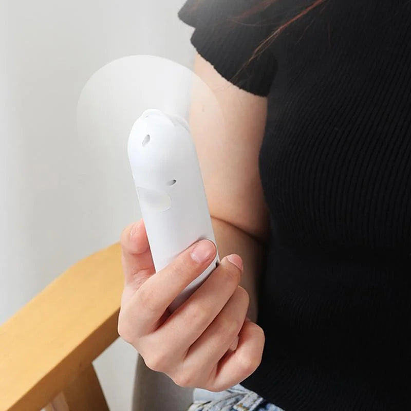 Mini ventilateur humidificateur Portable 2 en 1, Rechargeable par USB, ventilateur portatif, brume de pulvérisation d'eau, vapeur faciale, refroidisseur d'air pour le bureau et la maison