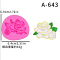 Frangipani – moule à bougie en Silicone, fleur de gardénia, savon fait à la main, cire de soja, bougie parfumée, ornements en plâtre, décoration de maison
