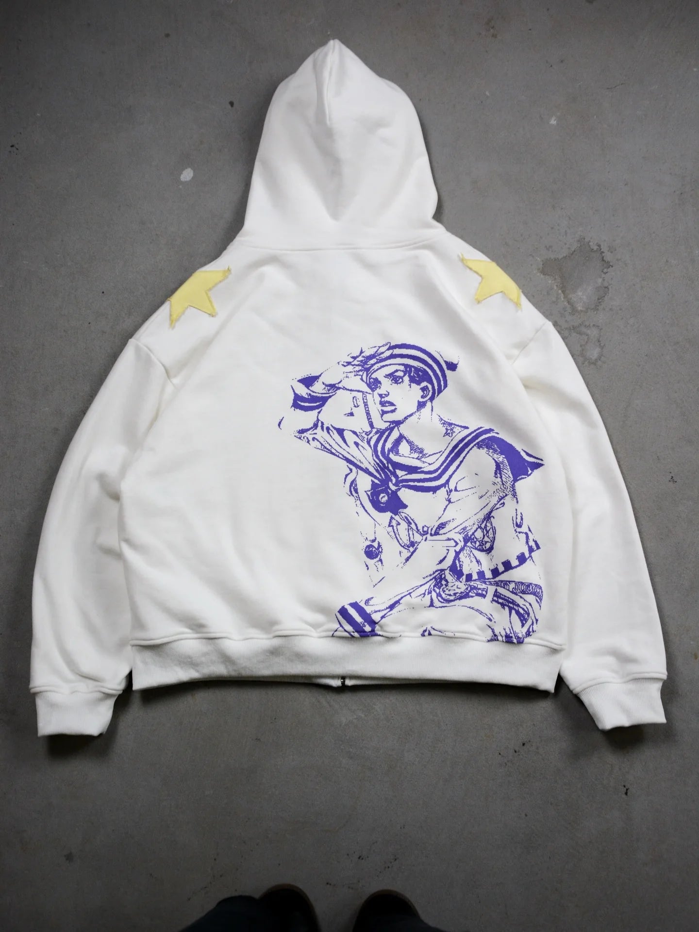 Sweat à capuche Y2K Hiphop Jojo Bizarre Adventure Harajuku surdimensionné pour homme et femme, sweat à capuche zippé Hip Hop pour couple, sweat-shirt streetwear