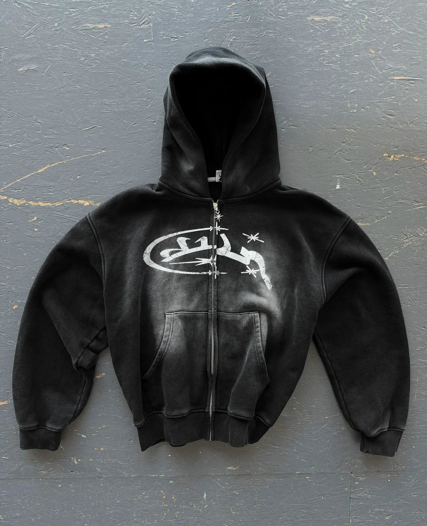 Y2k – sweat à capuche Vintage pour femmes, imprimé à la mode, fermeture éclair, Harajuku, Hip Hop, manteaux à manches longues, ample, Streetwear