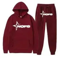 Ensembles de survêtement Nofs pour hommes sweat-shirt de cours à pied, jogging de sport pièce Macoff créateur de mode, couple