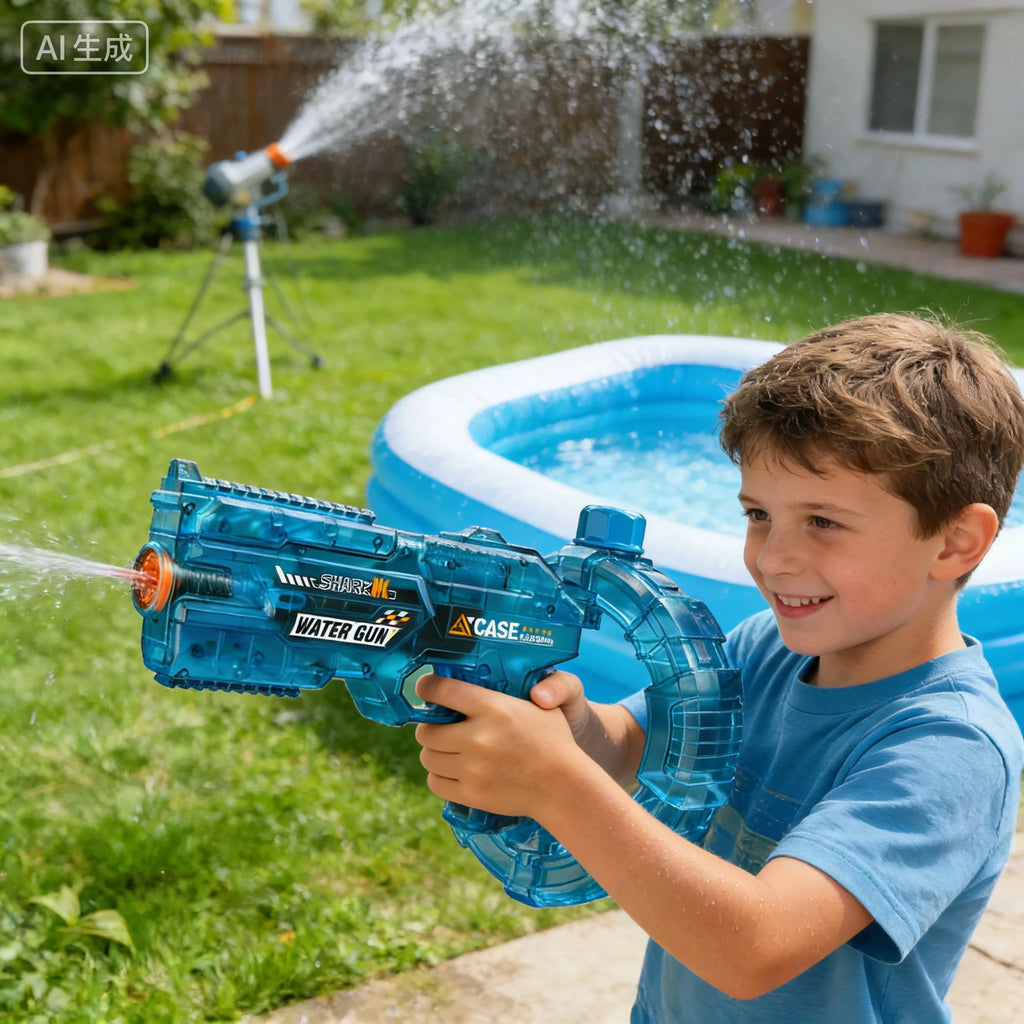 Pistolets à eau électriques pour adultes, puissants, à aspiration automatique, jouet d'été pour la plage, cadeau pour garçons et enfants