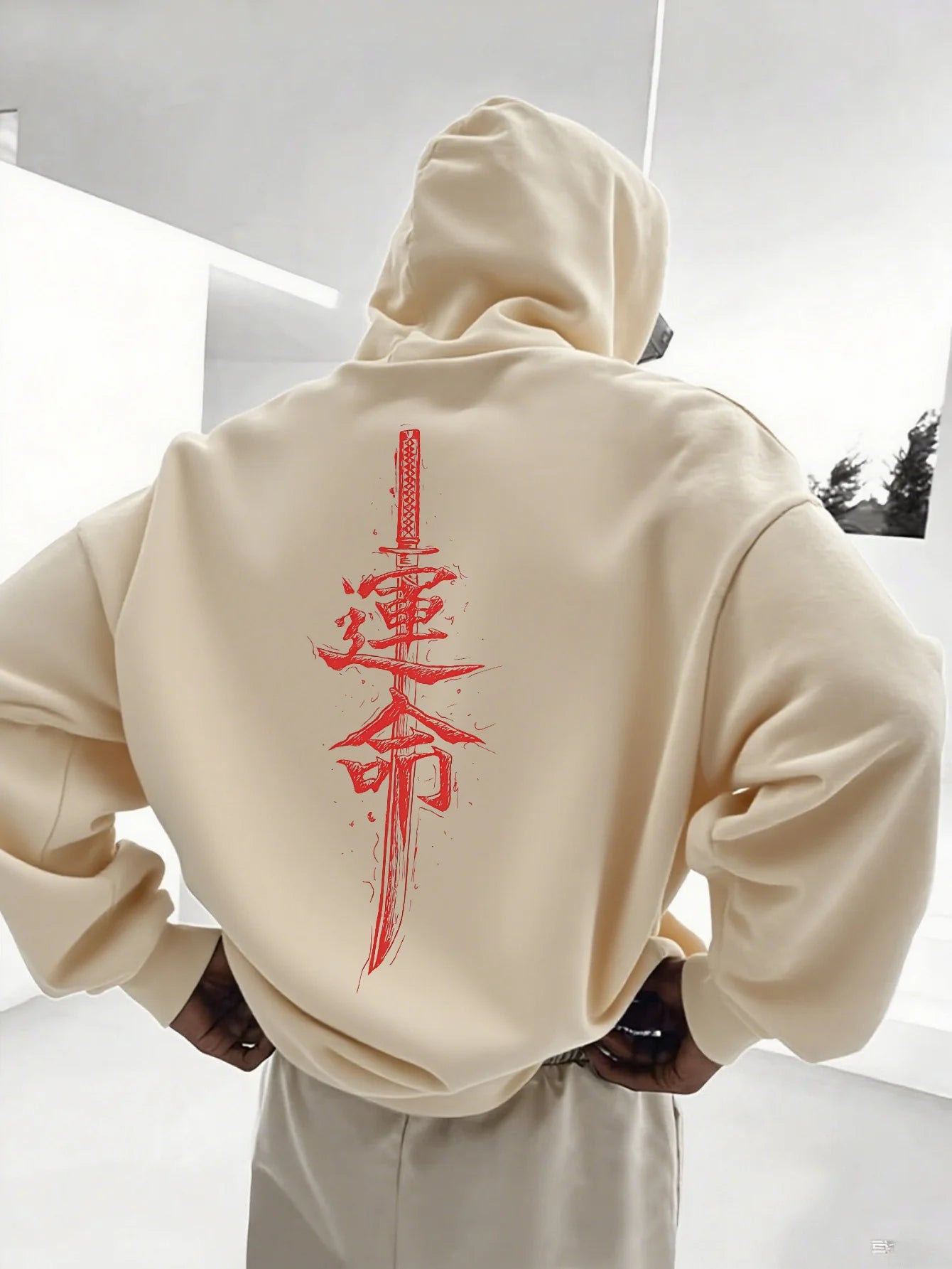 Sweat-shirt unisexe à motif chinois de style coréen, tendance streetwear décontractée, sport, hip-hop, printemps, automne, hiver