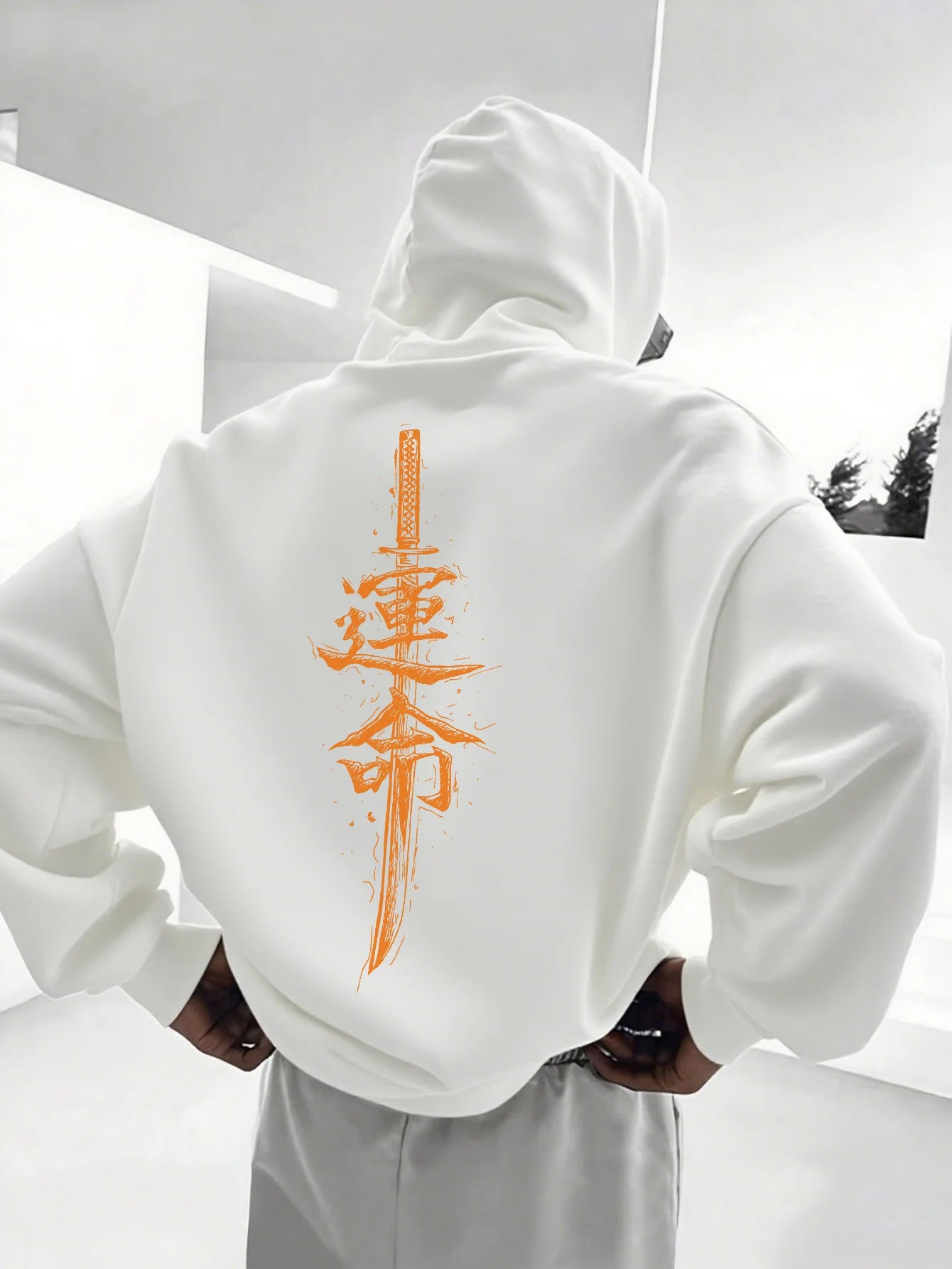 Sweat-shirt unisexe à motif chinois de style coréen, tendance streetwear décontractée, sport, hip-hop, printemps, automne, hiver
