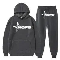 Ensembles de survêtement Nofs pour hommes sweat-shirt de cours à pied, jogging de sport pièce Macoff créateur de mode, couple