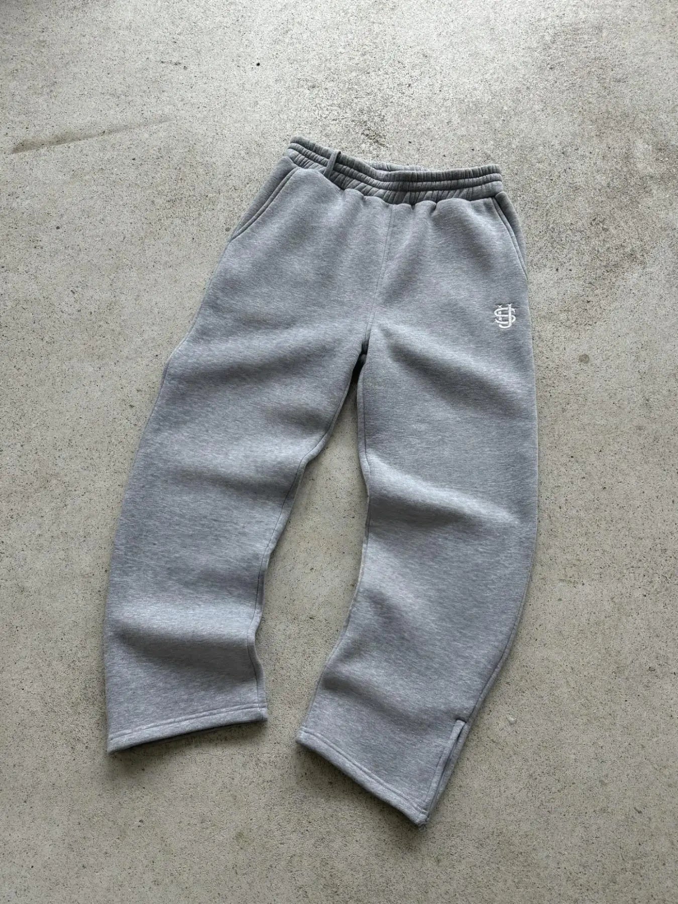 Nouveau pantalon Y2K personnalisé avec fermeture éclair sur les jambes, broderie, style hip-hop, jogging décontracté pour hommes, pantalon rétro droit, survêtement streetwear