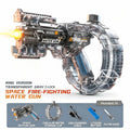Pistolet à eau électrique à simulation de tir et de recul, jouet pour enfants avec capteur automatique et lumières, pistolet à eau pour l'été, la plage et les activités de plein air