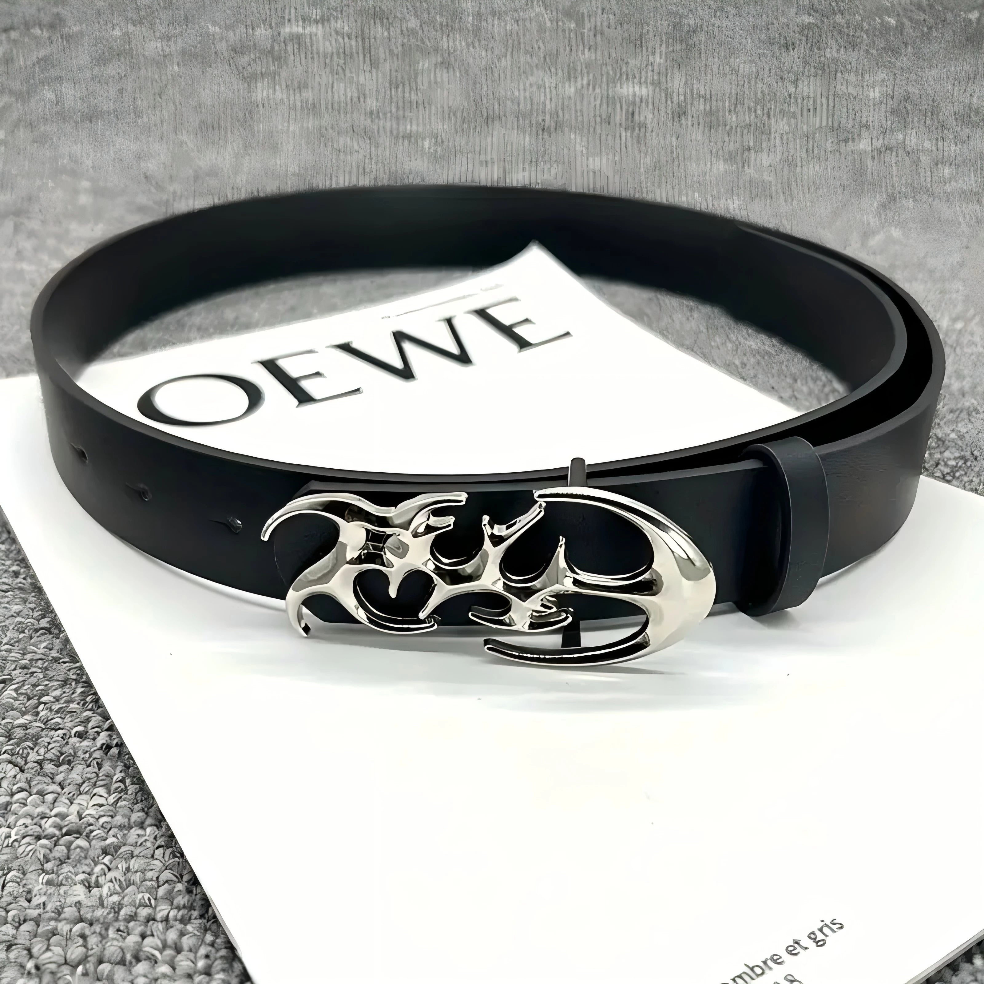 Ceinture Punk en cuir PU ajouré Y2K pour hommes et femmes, accessoire tendance pour cadeaux, ceintures de taille neutres, grande taille, nouvelle collection
