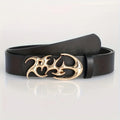 Ceinture Punk en cuir PU ajouré Y2K pour hommes et femmes, accessoire tendance pour cadeaux, ceintures de taille neutres, grande taille, nouvelle collection