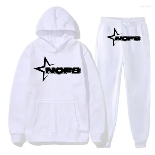 Ensembles de survêtement Nofs pour hommes sweat-shirt de cours à pied, jogging de sport pièce Macoff créateur de mode, couple