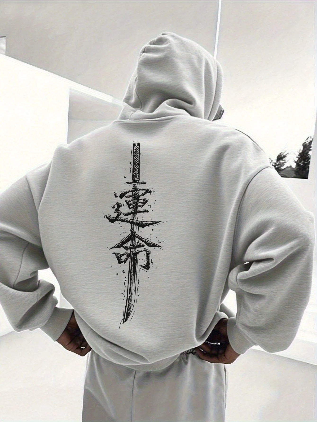 Sweat-shirt unisexe à motif chinois de style coréen, tendance streetwear décontractée, sport, hip-hop, printemps, automne, hiver